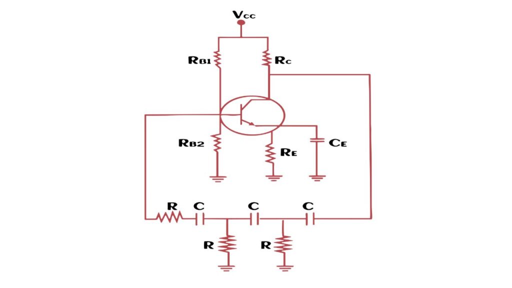 RC Phase Shift Oscillator circuit