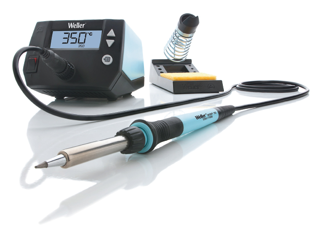 Weller WE1010NA soldering station with temperature control panel