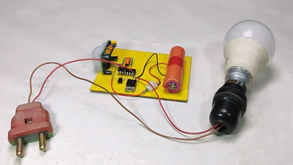 Simple Automatic Bathroom Light Circuit